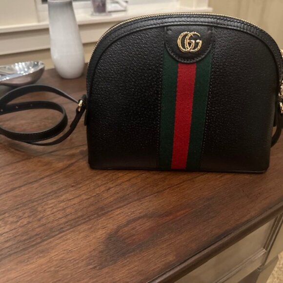 NWT Gucci Ophidia Small Web leather Dome Crossbody bag - Picture 3 of 11